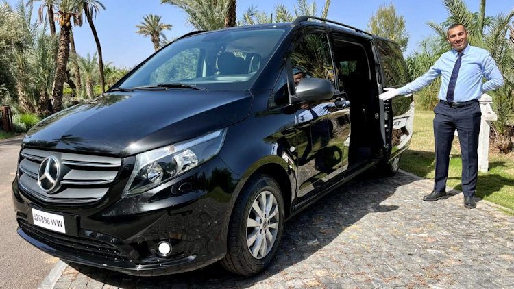 private minibus transport in Morocco